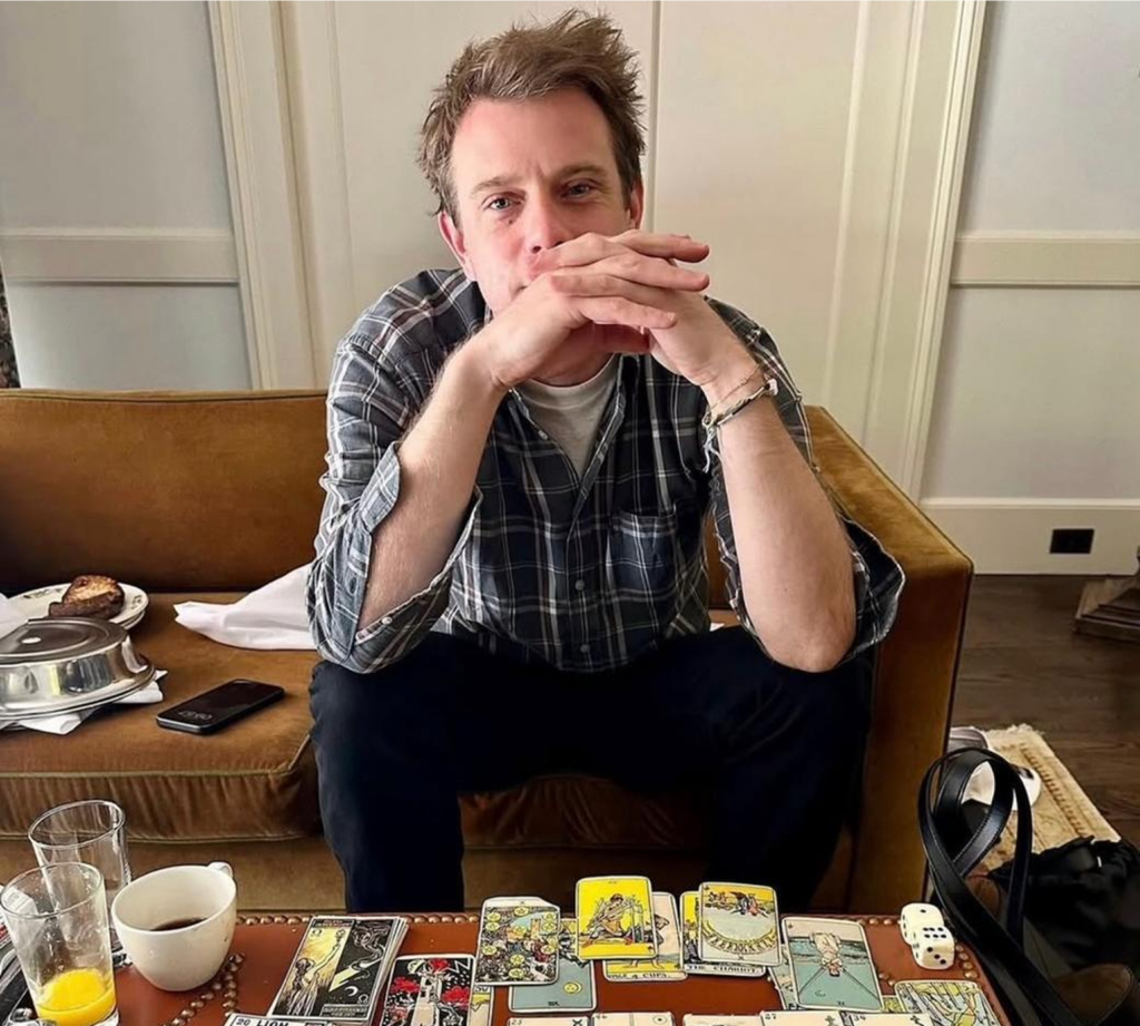 Jonathan Anderson as Creative Director of Dior, representing how Dior and tarot return as reflection under contemporary creative pressure.