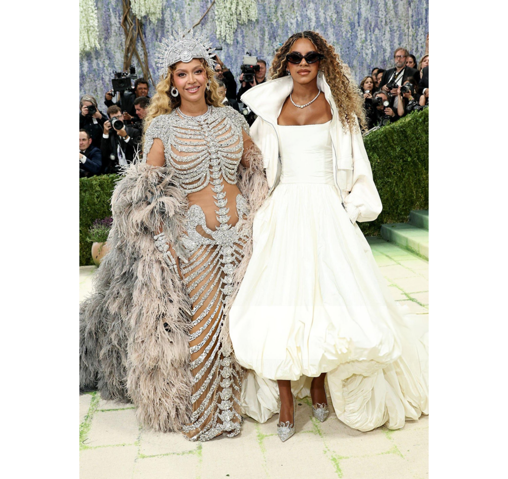 Beyoncé and Blue Ivy at Met Gala 2026 in sculptural looks